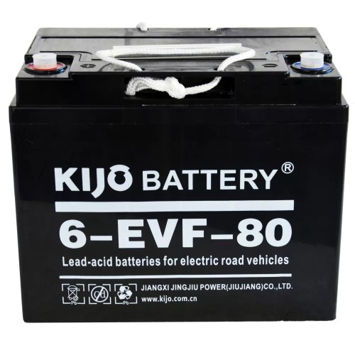 Аккумулятор Kijo 12V 6-EVF-80Ah (M6+DIN)