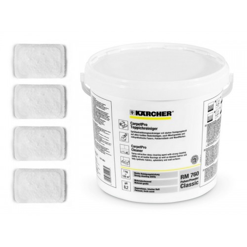Средство чистящее Karcher CarpetPro RM 760, 10 шт. (капсул) Средство чистящее Karcher CarpetPro RM 760, 10 шт. (капсул)